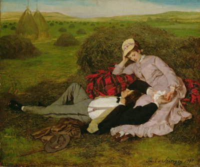 Los amantes de Pál Szinyei Merse